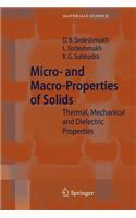 Micro- And Macro-Properties of Solids