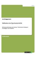 Inklusion im Sportunterricht