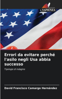 Errori da evitare perché l'asilo negli Usa abbia successo