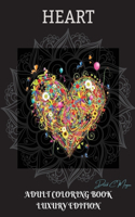 Heart Adult Coloring Book Luxury Edition