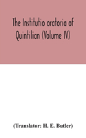 Institutio oratoria of Quintilian (Volume IV)