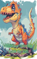 Dinosaur coloring book for kids 8-12: "Jurassic Journeys: A Dino Coloring Expedition"