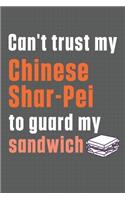 Can't trust my Chinese Shar-Pei to guard my sandwich