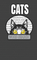 Cats Word Search: 50 Large Print Word Search Puzzles For People Who Love Cats