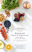 only balanced vegan & vegetarian snack book you'll ever need