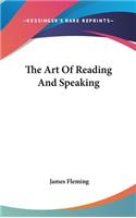 The Art Of Reading And Speaking