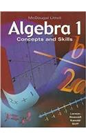 McDougal Littell Concepts & Skills: Standardized Test Practice Workbook Algebra 1