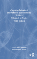 Cognitive-Behavioral Interventions in Educational Settings