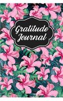 Gratitude Journal: Pink Hawaiian Hibiscus Pattern Journal