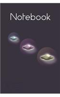 Spaceships are Coming Notebook: Budding astronomers, space and moon landing enthusiasts will love this journal! Subject and Date boxes head up each page for easy organisation and r