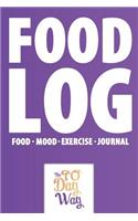 Food Log - Food Mood Exercise Journal - The 90 Day Way