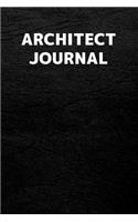 Architect Journal: Architect Journal with 110 Blank Lined Pages / Planner / Career / Co-Worker / Blank Line Job Gift (6 x 9 inches in size)