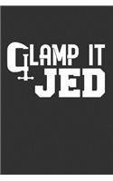 Clamp it Jed: Blank Lined Journal