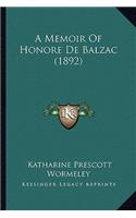 Memoir of Honore de Balzac (1892)