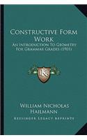 Constructive Form Work