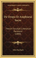 De Oropo Et Amphiarai Sacro