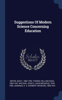 Suggestions Of Modern Science Concerning Education