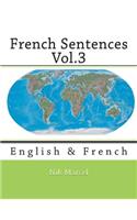 French Sentences Vol.3: English & French