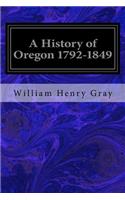 History of Oregon 1792-1849
