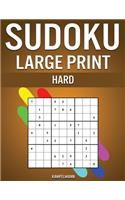 Sudoku Large Print Hard: 250 Hard Sudokus for Advanced Players, Includes Solutions - Large Print