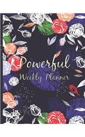 Powerful Weekly Planner (8,5 x 11) A4 Unique Layout Pad
