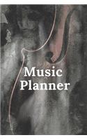 Music Planner: Organizer, Calendar, Schedule, New Year Agenda, Notebook, (110 Pages, Lined, 6 x 9)