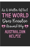 As A Matter Of Fact The World Does Revolve Around My Australian Kelpie