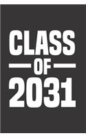 Class of 2031Calendar 2020