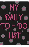 My Daily To-Do List