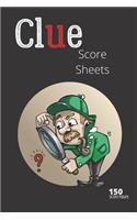 Clue score sheets