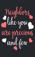 Neighbors like you are precious and few