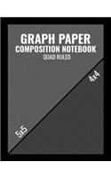 Graph Paper Composition Notebook Quad Ruled