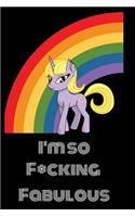 I'm so F*cking fabulous: Journal / Notebook / Diary