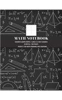 Squared Graph Paper Math Notebook