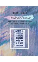 2019-2020 Academic Planner Sept 2019 - August 2020