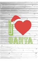 I Heart Love Santa - Christmas Journal