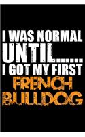 I Was Normal Until I Got My First French Bulldog