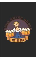 Beer Never Broke My Heart: Home Brewing Quote 2020 Planner - Weekly & Monthly Pocket Calendar - 6x9 Softcover Organizer - For Brewery, Homebrewing And Traditional Pub Fan