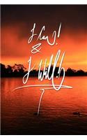 I can and I will: 6x9 Inch Lined A journal designed to remind you that you can, and you will!! - Stunning Sunset, Red, Water, Nature, Calligraphy Art with photography