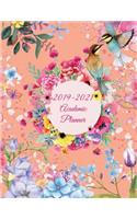 2019-2021 Academic Planner: Water Color Flowers, 8.5" x 11" Three Year Planner Academic 2019-2021 Calendar NoteBook (36 Months Calendar Planner)
