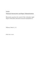 Kinematic Equations for Control of the Redundant Eight-Degree-Of-Freedom Advanced Research Manipulator 2