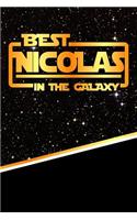 Best Nicolas in the Galaxy: Jiu-Jitsu Training Diary Training Journal Log Feature 120 Pages 6x9