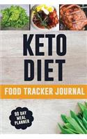 Keto Diet Food Tracker Journal: A Daily Food Journal to Help You Lose Weight and Become Your Best Self Track and Plan Your Low Carb Meals (90 Days Ketogenic Meal Planner)
