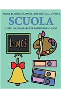 Libro da colorare per bambini di 4-5 anni (Scuola): Questo libro contiene 40 pagine a colori senza stress progettate per ridurre la frustrazione e aumentare la fiducia dei bambini in si stessi. Questo