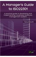 A Manager's Guide to ISO22301