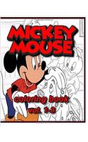 Micky Mouse Coloring Books : Coloring Books vol.1-3: stress Relieving coloring book