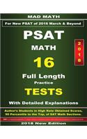 2018 New PSAT Math 16 Tests