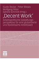 , Decent Work'