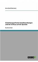 Schichtenspezifische Sozialbeziehungen und ihr Einfluss auf die Sprache
