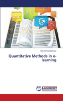 Quantitative Methods in e-learning